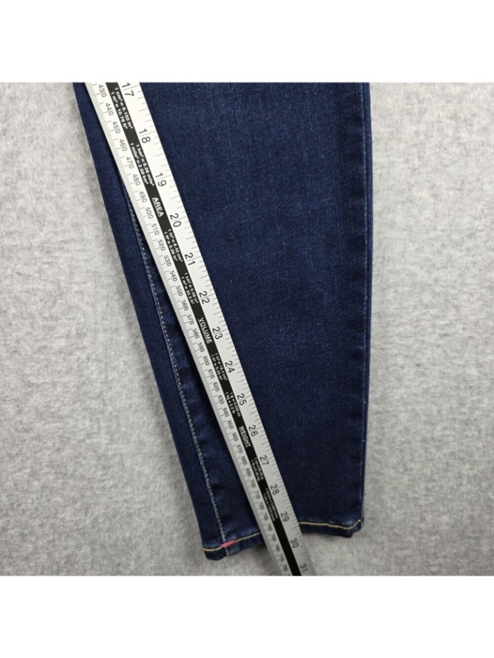 True Religion Halle Jeans Womens 29 Dark Wash High Rise Skinny Flap NWT - Picture 9 of 12